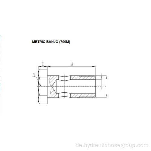 Metrische Banjo-Fittings 700M